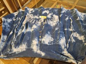 Model  Denim Top