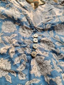 Floral Print Kurta