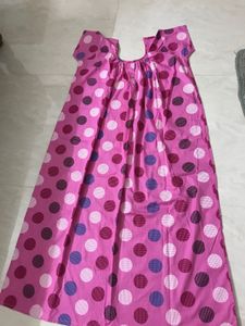 Pink Polka Dot Nightgown