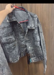 Stylish Gray Denim Jacket