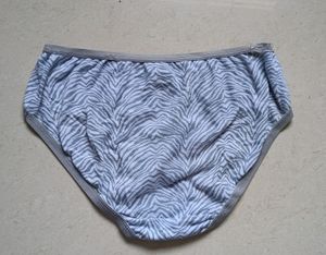 Gray And White Cotton Penty