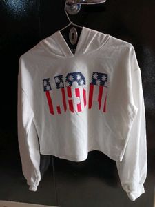 Patriotic Pop Cropped Hoodie – by SHEIN