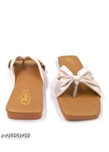 Chic Bow Detail Slides