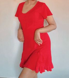 Red Party Mini Dress