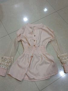 Elegant Sheer Sleeve Top