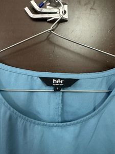 Elegant Blue Top