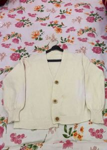 Classic Cream Cardigan
