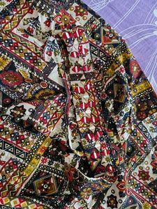 Patterned Ethnic Dress