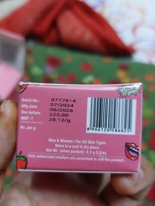 Squalane Strawberry Lip Balm