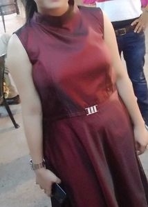 Elegant Maroon Dress