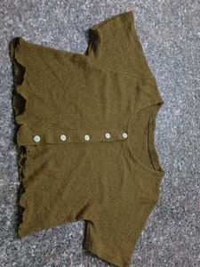 Cute Button-Down Top