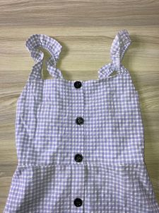 Gingham Ruffle Dress