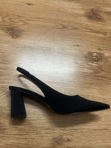 Charles &amp; Keith Black Slingback Heels