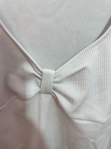 White Long Sleeve Bodysuit