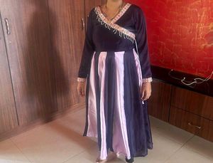 Elegant Purple &amp; Lavender Anarkali