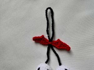 Crochet Ghost bag Charm