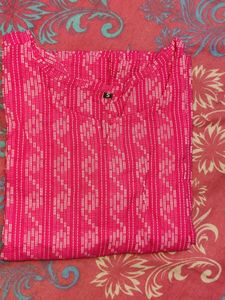 New Pink Kurta S