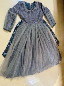 Elegant Grey Dress