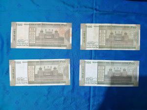 500 Rupees 786 Notes 4 Piece