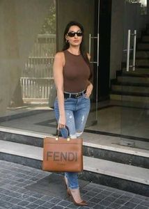 FENDI SUNSHINE LARGE TOTE BAG @SALE