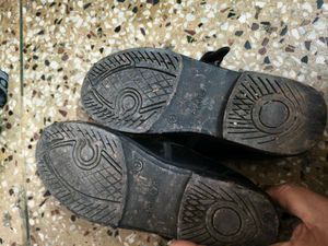 Action Brand Black School Shoes In 1 Number