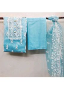 Elegant organza dress material