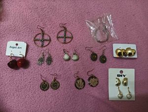 Mixed Boho Silver And Gold Earrings 🪷