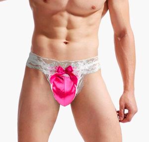 Mens Jockstrap Lace Stretchy Thong.