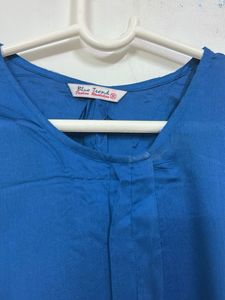 Blue Casual Top