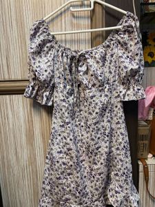 Ruffle Hem Aline Dress