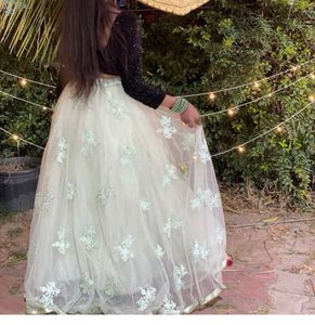 Sequin Black Lehenga Choli