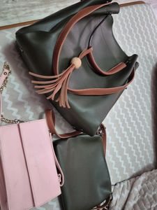 Stylish Handbag & Shoulder Bag set of 3