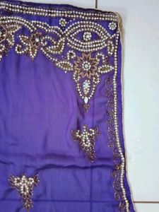 Trendy Solid Beautiful Saree