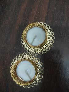 Beautiful Golden T-light Diya