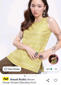 Lime green Sleeveless Top