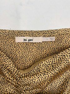 Gold Long Sleeve Crop Top