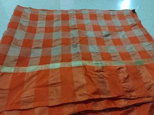 Orange Color Silk Saree