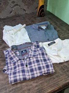 Men&#39;s Shirt Bundle - 4 Casual Tops