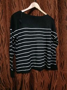 H&amp;M Striped Long Sleeve Sweater