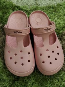 Pink Crocs