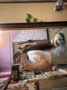 White Graphic Crop Top