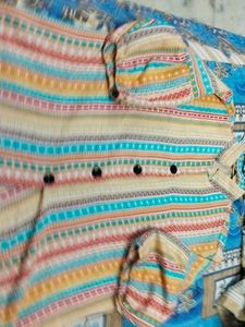 Striped Button-Down Shirt