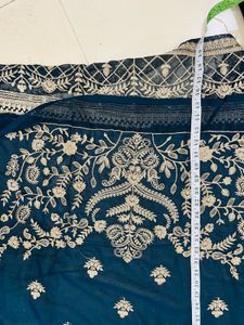 Elegant Teal Embroidered Salwar Suit