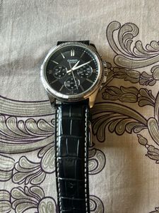 Casio Black Leather Watch