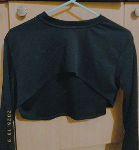 Black Long Sleeve Top