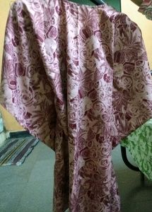 Pink Floral Print Tunic Top