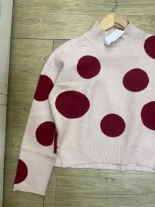 Polka Dot Sweater Top - Bust upto 38