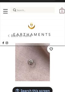 Green Clover Nose Ring