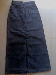 Denim Maxi Skirt