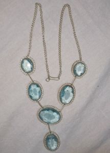 Blue Neclace With Ring